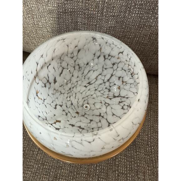 Jewelry Trinket Potpourri Box Bowl Container/Vase with Copper Metal Stand - Picture 4 of 10